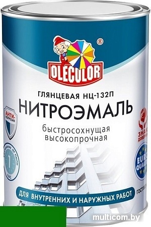 Эмаль Olecolor НЦ-132П 1.7 кг (зеленый)