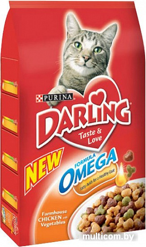Корм для кошек Darling с курицей и овощами 10 кг