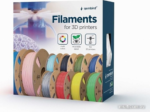 Пластик Gembird PLA 1.75 мм 1000 г (матовый розовый)