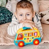 Развивающая игрушка Азбукварик Музыкальный автобус. Первые знания 2808 (синий)