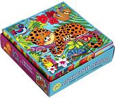 Кубики Айрис-Пресс IQ Умные кубики в поддончике. Пятнистый леопард 9785811275045