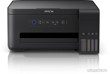 МФУ Epson L4150 (ресурс стартовых контейнеров 7500/6000, чернила 001)
