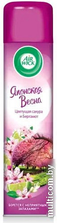 Освежитель воздуха Air Wick Японская весна Цветущая сакура и Бергамот 290 мл