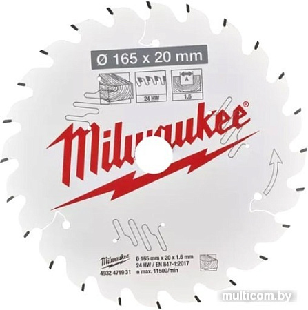 Пильный диск Milwaukee 4932471931