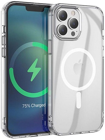 Чехол для телефона Hoco Magnetic для iPhone 14 Pro Max (прозрачный)
