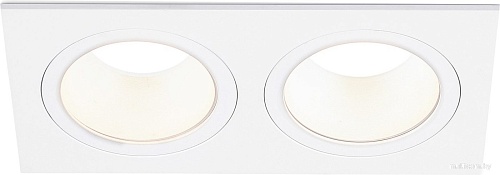Точечный светильник Ambrella TN102830/2 WH/WH (белый/белый)