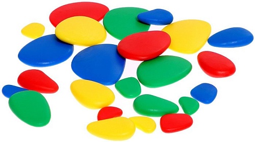 Развивающая игра Zabiaka Цветные камешки 7819257