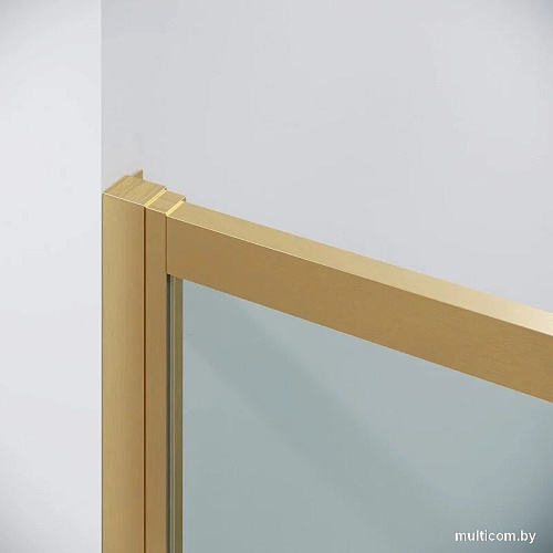 Душевой уголок Grossman Cosmo 110x90x195 120.K33.02.1190.32.00 (золото сатин/стекло прозрачное)