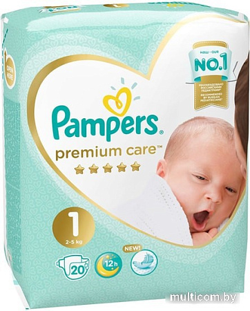 Подгузники Pampers Premium Care 1 Newborn (20 шт)