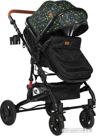 Универсальная коляска Lorelli Alba 2020 (2 в 1, black circles)