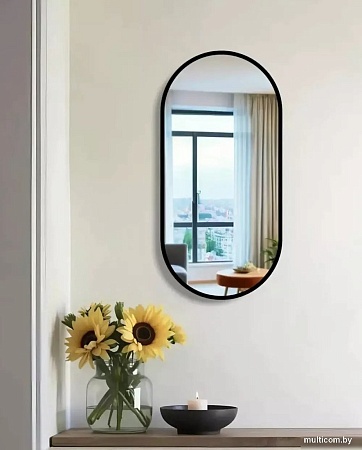 Зеркало eMZe 45x77 UV.45.77.СНЕ (черный с УФ-окантовкой)