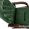 Офисное кресло Бюрократ T-9928WALNUT-CF/GN (зеленый)
