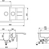 Кухонная мойка Aquasanita Tesa SQT151AW (cerrus 120)