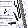 Сушилка для белья Comfort Alumin Потолочная 7 прутьев Black Diamond 170 см (алюминий)