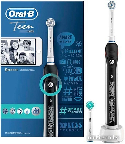 Электрическая зубная щетка Braun Oral-B Smart 4 4000N D601.523.3 (черный)