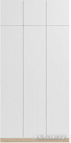 Шкаф распашной Soma Lord Lite 3-х створчатый 120x240 (дуб сонома/белый)