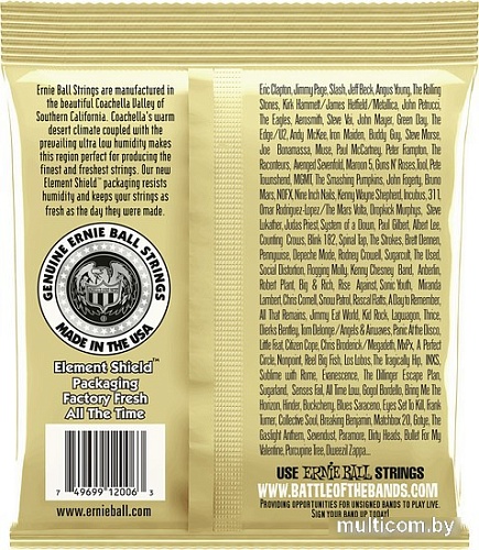 Струны для гитары Ernie Ball 2006 10-50