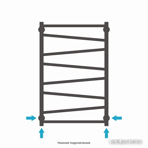 Полотенцесушитель Сунержа Сирокко 800х500 071-0253-8050