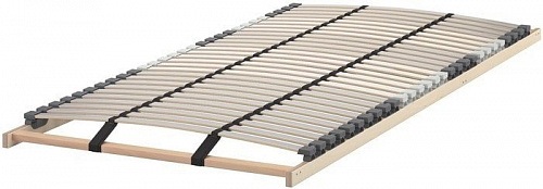 Кровать Ikea Мальм 200x90 (коричневый ясень, Лонсет) 992.278.77