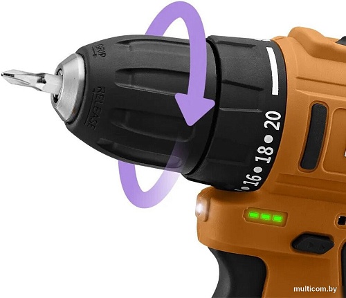 Дрель-шуруповерт Kitfort KT-6504 (с 1-им АКБ)