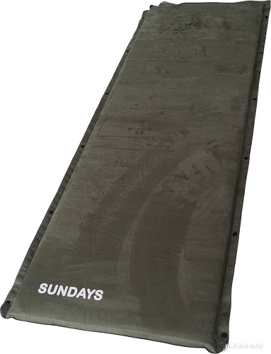 Самонадувающийся коврик Sundays ZC-SIM006 (5 см, серый)