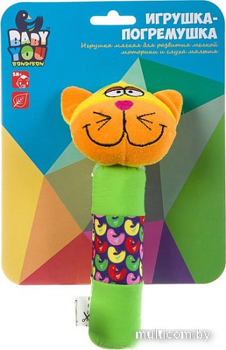 Погремушка Bondibon Baby You Кот ВВ1286-КОТ