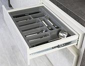 Лоток для столовых приборов Starax S-2293-G (серый)