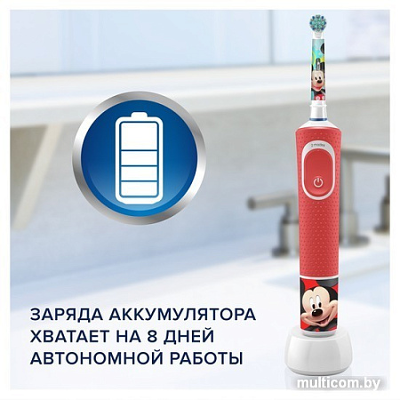 Электрическая зубная щетка Oral-B Kids Mickey D100.413.2K