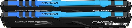 Оперативная память HyperX Fury RGB 2x16GB DDR4 PC4-24000 HX430C16FB4AK2/32