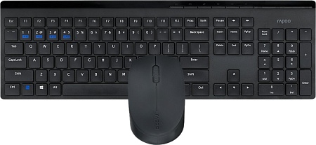 Офисный набор Rapoo 8110M (черный)