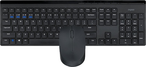 Офисный набор Rapoo 8110M (черный)