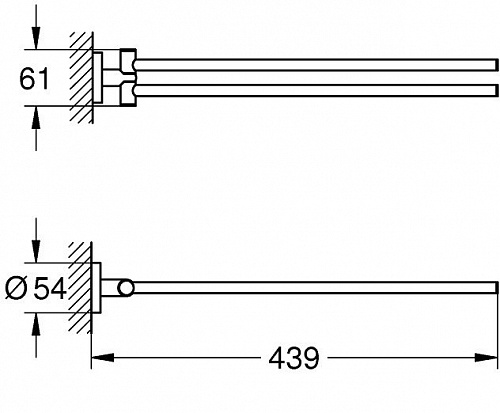 Держатель для полотенца Grohe Essentials 40371001