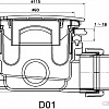 Сифон RGW Velplex QYD-01-gold