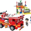 Конструктор Qman Mine City 12013 FireLine rescue