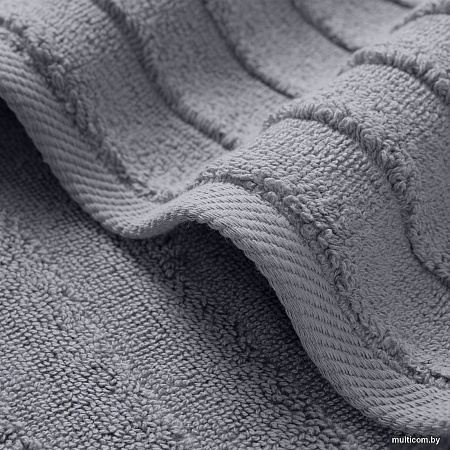 Полотенце Verossa Steps texture 50x90 (графит)