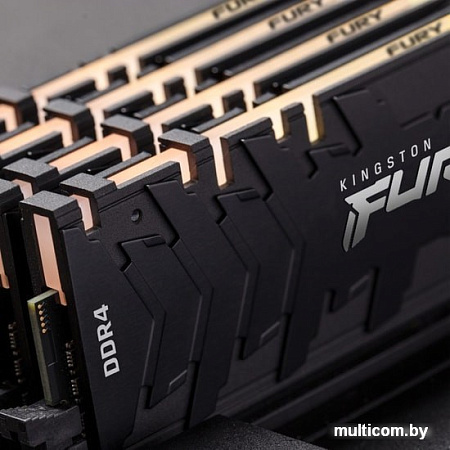 Оперативная память Kingston FURY Renegade RGB 4x8GB DDR4 PC4-24000 KF430C15RBAK4/32