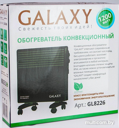 Конвектор Galaxy GL8226 (черный)
