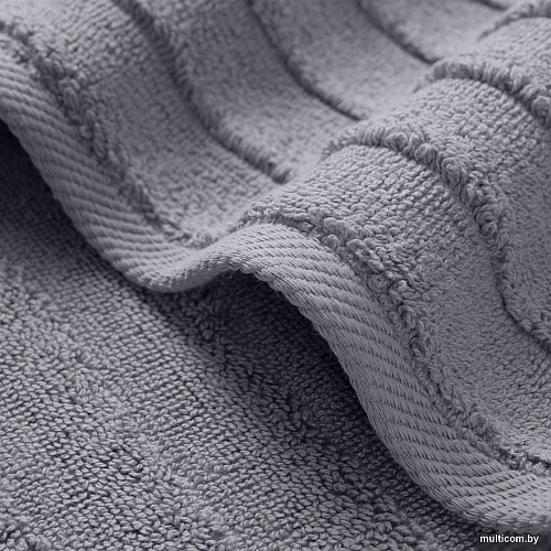 Полотенце Verossa Steps texture 50x90 (графит)