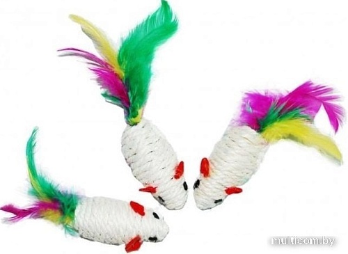 Игрушка для кошек Triol Мышь NT516 7 см 72 штуки