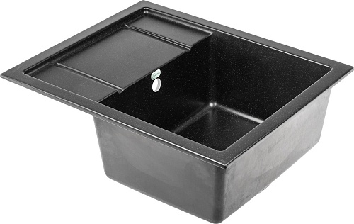 Кухонная мойка Saniteco Fortis (оникс с сифоном)