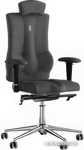 Кресло Kulik System Elegance (азур, серый с подголовником)
