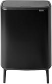 Brabantia Bo Touch Bin Hi 60 л (черный матовый)