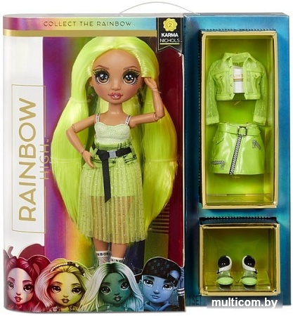 Кукла Rainbow High Fashion Карма Никольс 572343EUC
