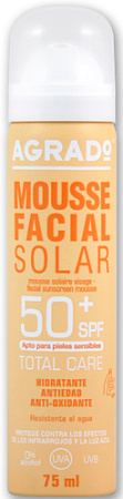 Крем солнцезащитный Agrado Facial Sunscreen Mousse SPF 50+ 75 мл