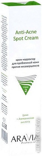 Aravia Крем для лица Profesional Anti-Acne Spot Cream против несовершенств 40 мл