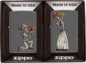 Зажигалка Zippo Влюбленные зомби 28987 (2 шт)