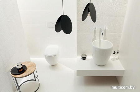 Керамогранит (плитка грес) Tubadzin P-Unit Plus White (598x598)