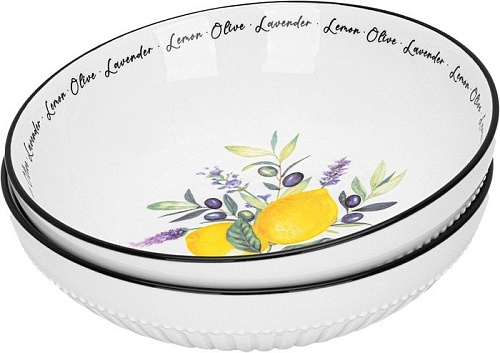 Набор глубоких тарелок Fissman Provence 13625 (2шт)