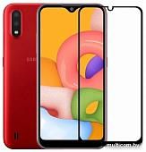 Защитное стекло Case 111D для Galaxy A01 (черный)