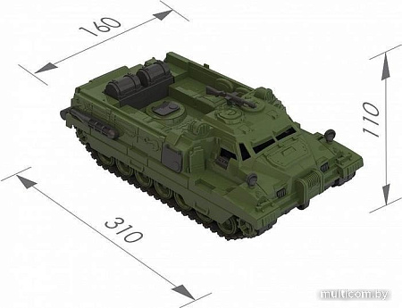 Игрушечный транспорт Нордпласт Вездеход Страж 218 (зеленый)